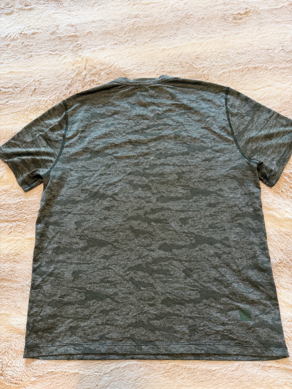 Ten Thousand Men's Short Sleeve Crew Tee in Camo Mesh Jacquard